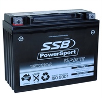 SSB VSPEC AGM Battery for Suzuki LT-F250 QUADRUNNER 1988-2001