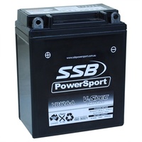 SSB VSPEC AGM Battery for Kawasaki GPX600R ZX600 1988-1990