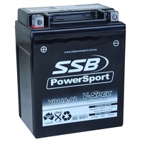 SSB VSPEC AGM Battery for Yamaha YFM350ER 2X4 MOTO 4 1988-1995