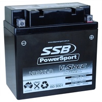 SSB VSPEC AGM Battery for Kawasaki KAF450 MULE 1988-1994