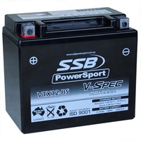 SSB VSPEC AGM Battery for Kawasaki EX650R NINJA 650R 2008-2011