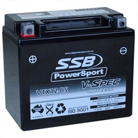 SSB VSPEC AGM Battery for Suzuki SV650 2003-2010
