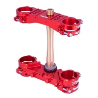 XTRIG Red Triple Clamps ROCS Tech Offset 20mm for Honda CRF 250 R 2014-2021