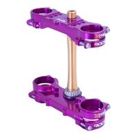 XTRIG Purple Triple Clamps ROCS Tech Offset 22mm 40201021