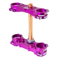XTRIG Purple Triple Clamps ROCS Tech Offset 25mm 40201023