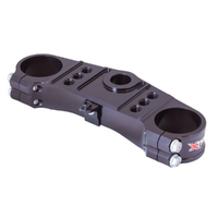 XTRIG Black Top Triple Clamp M12 Offset 25mm for Kawasaki KX 85 2007-2025