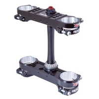 XTRIG Black Triple Clamps ROCS Tech WP48 Offset 22mm for Husq TE 150 2024-2026