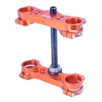 XTRIG Orange Triple Clamps ROCS Tech Offset 22mm for KTM 50 SX 2024-2025