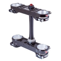 XTRIG Black Triple Clamps ROCS Pro Offset 20-22mm for Husqvarna FC 350 2014-2022