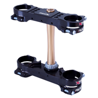 XTRIG Black Triple Clamps ROCS Tech Offset 22mm for Triumph TF 450 X 2026