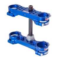 XTRIG Blue Triple Clamps ROCS Tech Offset 22mm for KTM 65 SX 2012-2020