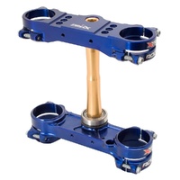 XTRIG Blue Triple Clamps ROCS Tech Offset 22mm for Sherco 450 SEF 2025-2026