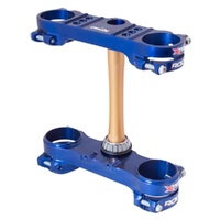 XTRIG Blue Triple Clamps ROCS Tech Offset 24mm Sherco 300 SEF FACTORY 2019-2023