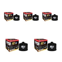 5 Pack RP Oil Filter for Kawasaki Ninja H2 Carbon/ZX1002J 2019-2020 (W/Nut)