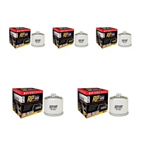 5 Pack RP Chrome Oil Filter for Suzuki GSX1250FA 2010-2015 