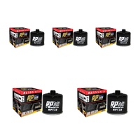 5 Pack RP Oil Filter for Aprilia TUONO V4 Standard 1000 2012