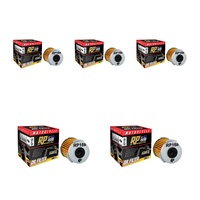 5 Pack RP Oil Filter for Daelim VS125 Cruiser 2001-2003