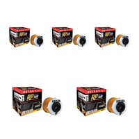5 Pack RP Oil Filter for Aprilia 125 Scarabeo 2010