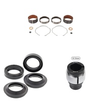 Complete Front Fork Rebuild Kit for Honda CR80R 1985 56- With Driver