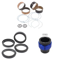 Complete Front Fork Rebuild Kit for Honda CRF450X 2005-2018 56- With Driver