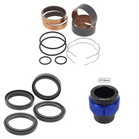 Complete Front Fork Rebuild Kit for Suzuki RM125 2002-2003 56- With Driver