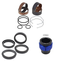 Complete Front Fork Rebuild Kit for Suzuki RM125 2004 56- With Driver