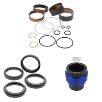 Complete Front Fork Rebuild Kit for KTM 250 EXCF 2008-2009 56- With Driver