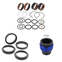 Complete Front Fork Rebuild Kit for Honda CRF450R 2013-2016 56- With Driver