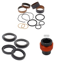 Complete Front Fork Rebuild Kit for Yamaha YZ125 1989-1990 56- With Driver