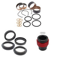 Complete Front Fork Rebuild Kit for Triumph Speed Four 2003-2005 56- With Driver