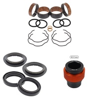 Front Fork Rebuild Kit for Yamaha XVS1300A Dragstar 2008-2009 56- With Driver