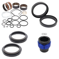 Complete Front Fork Rebuild Kit for Kawasaki KX450F 2013-2014 With Driver