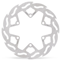 MotoMaster Flame Left Fixed Front Brake Disc for Kawasaki KX85 2001-2025