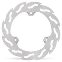 MotoMaster Flame Left Fixed Front Brake Disc for Suzuki RM80 1986-2001
