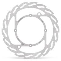 MotoMaster Flame Left Fixed Front Brake Disc for Husqvarna WR360 2000-2002