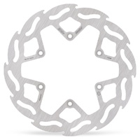 MotoMaster Flame Left Fixed Front Brake Disc for Kawasaki KX100 1990-2000