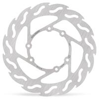 MotoMaster Flame Left Fixed Front Brake Disc for Yamaha TT350 1986-1989
