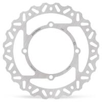 MotoMaster Nitro Left Fixed Front Brake Disc for Suzuki RMX450Z 2010-2018