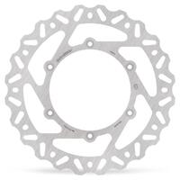 MotoMaster Nitro Left Fixed Front Brake Disc for Suzuki RMX250 1989-2002