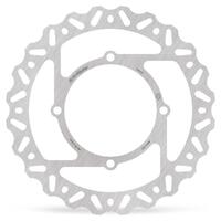 MotoMaster Nitro Left Fixed Front Brake Disc for Kawasaki KX450F 2006-2014