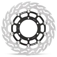 MotoMaster Flame Left Floating Front Brake Disc for Suzuki GSX-R600 2008-2021