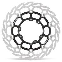 MotoMaster Flame Left Floating Front Brake Disc for Honda CRF300 RALLY 2021-2024