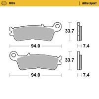 MotoMaster Front Brake Pads for Yamaha YZ125 2022-2025 Nitro Sport 