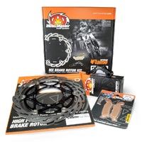 MotoMaster Flame OS Brake Disc Kit Rear for KTM 250 EXC-F 2007-2023
