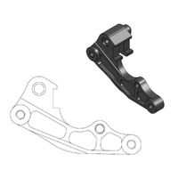 MotoMaster Front Caliper Adapter 260 for Honda CR125R 1995-2003