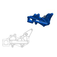 MotoMaster Blue Rear Caliper Adapter for Husqvarna FX350 2018-2021
