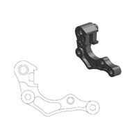 MotoMaster Front Caliper Adapter 270 for Honda CRF450R 2019-2025