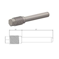 MotoMaster Brake Pad Pin Front for Kawasaki KX250 1994-1996