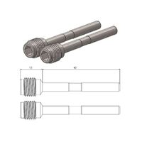 MotoMaster Brake Pad Pin Front for Kawasaki ZX-12R ZX12 2004-2006
