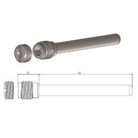 MotoMaster Brake Pad Pin Rear for Yamaha FZ1N 2006-2012